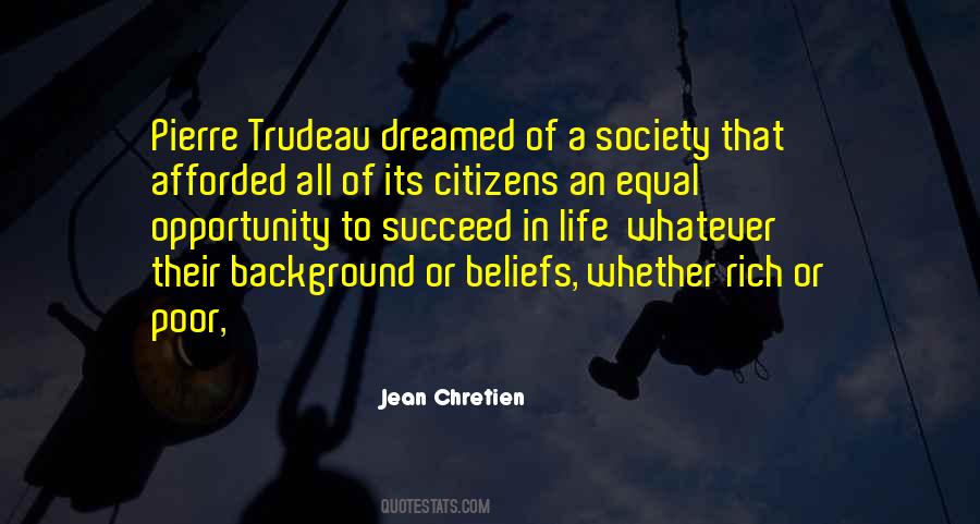 Opportunity Society Quotes #1789525