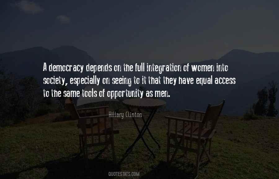 Opportunity Society Quotes #331582