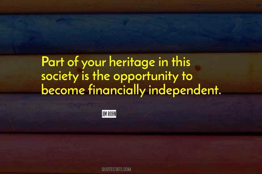 Opportunity Society Quotes #871531