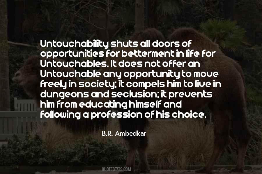 Opportunity Society Quotes #873310