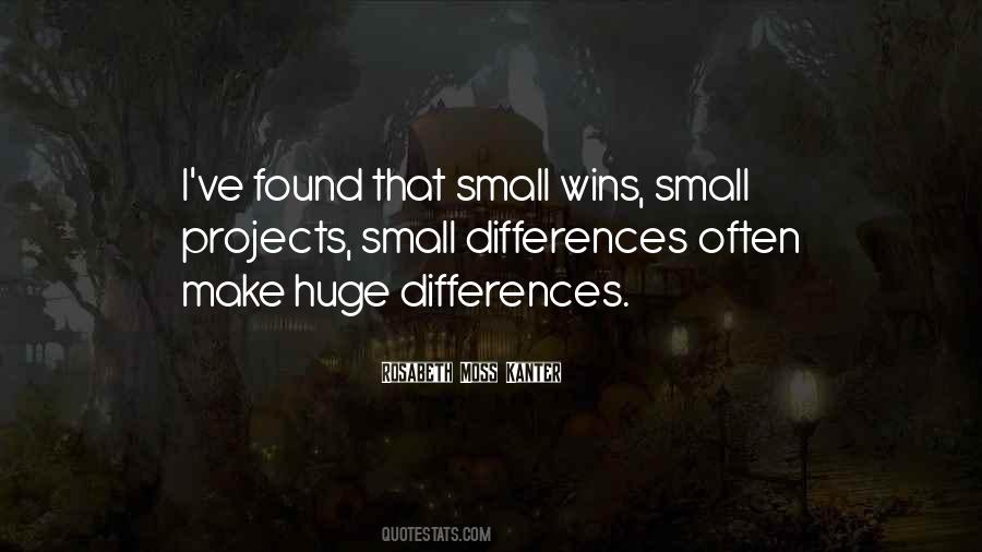 Quotes About Small Wins #1500719