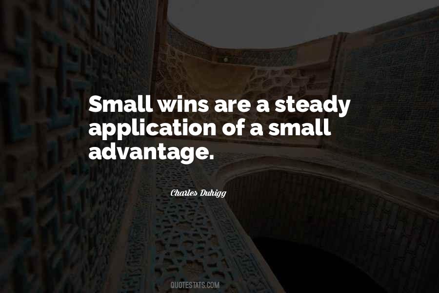 Quotes About Small Wins #224889