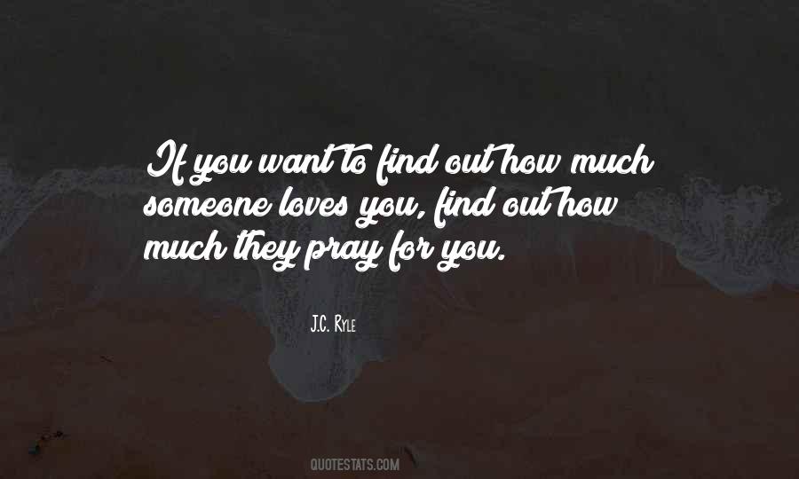 Quotes About Praying For Love #1164549