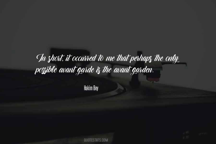 Avant Garden Quotes #703126