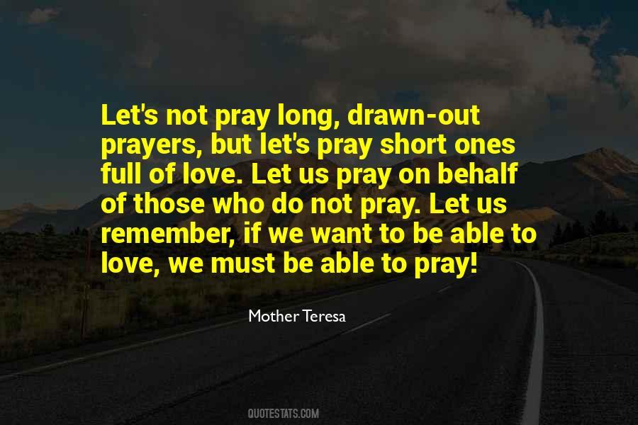 Quotes About Prayers For Others #7344