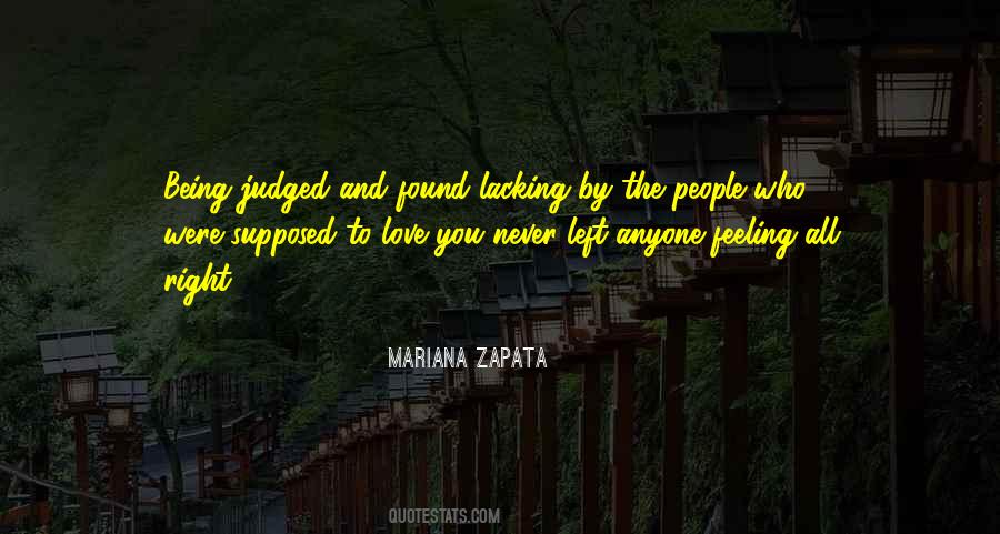 Quotes About Being Judged #1263254