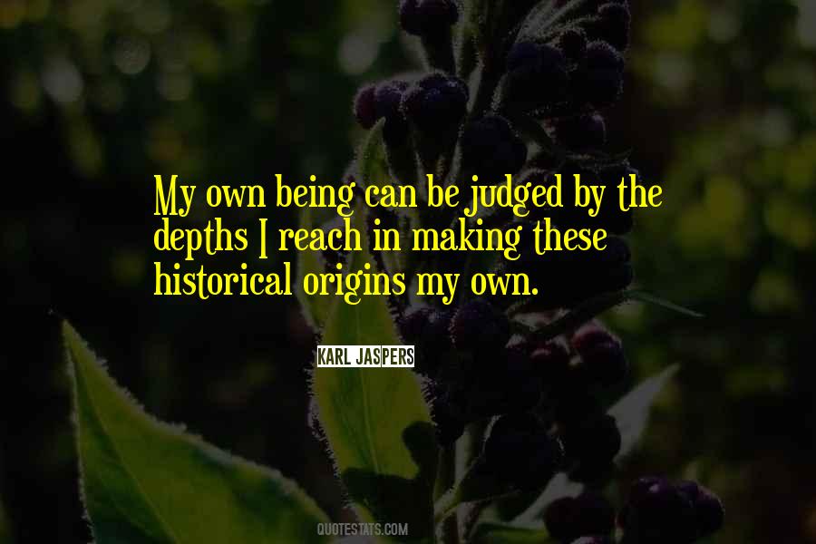 Quotes About Being Judged #383176