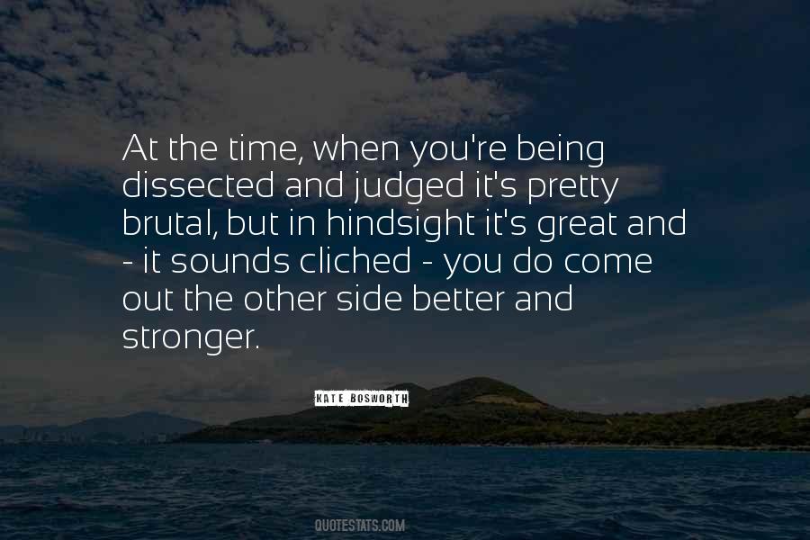Quotes About Being Judged #598671