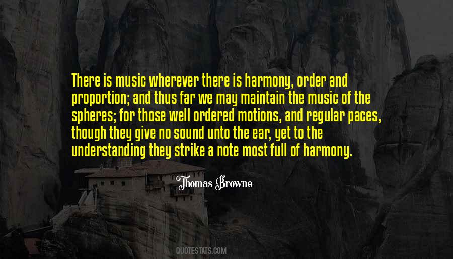 Quotes About Harmony In Music #1299722