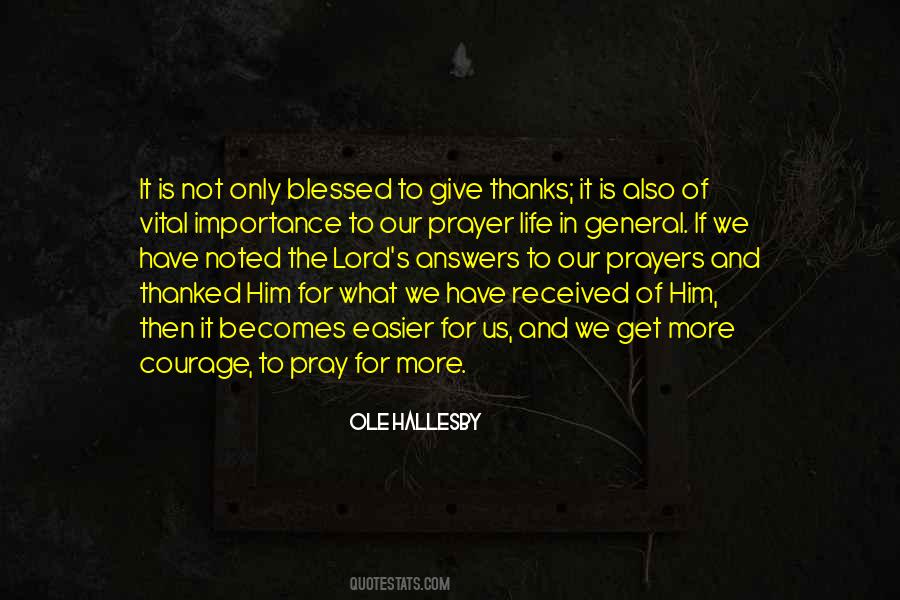 Quotes About Prayer Life #1820287