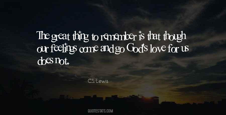 Quotes About God's Love For Us #885097