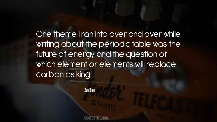 Quotes About The Elements In The Periodic Table #22996