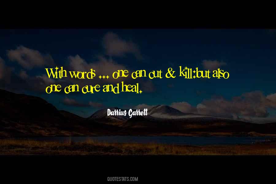 Quotes About Words That Heal #19718