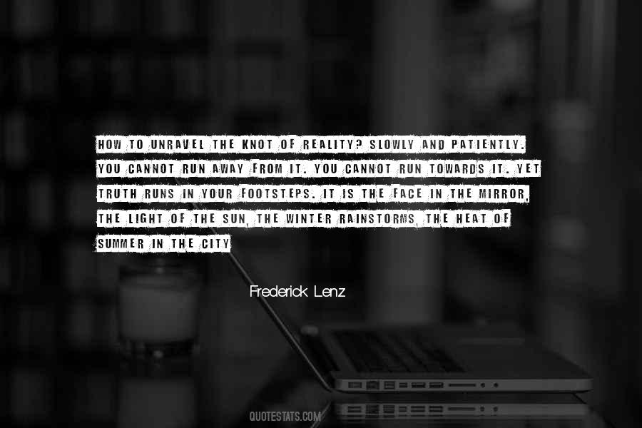 Quotes About Running From Reality #1474423