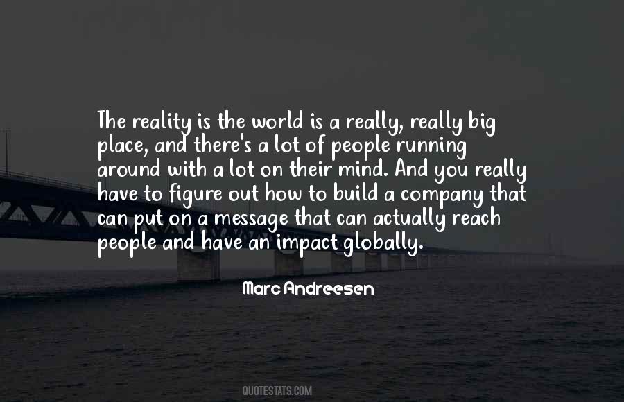 Quotes About Running From Reality #588409