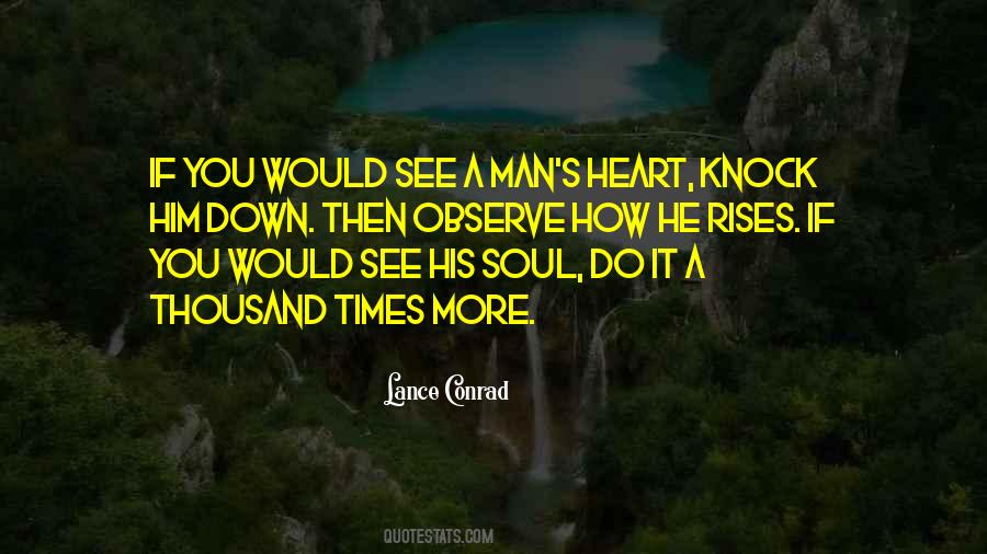 Man S Heart Quotes #1418250