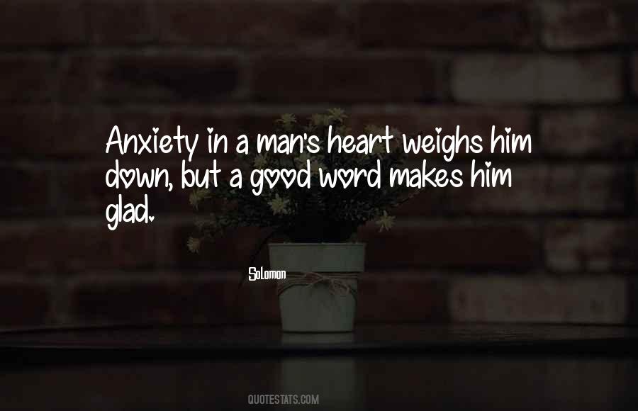 Man S Heart Quotes #18555