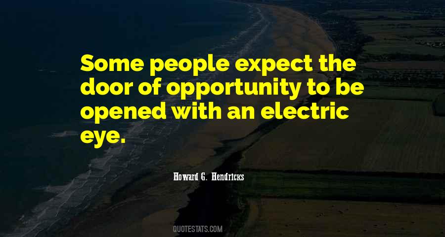 Quotes About Opportunity Doors #1232578