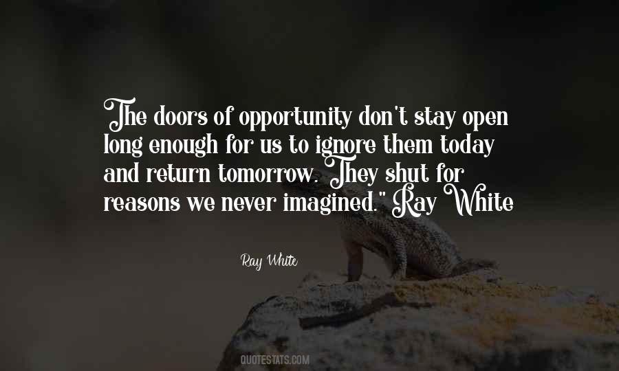 Quotes About Opportunity Doors #1776833