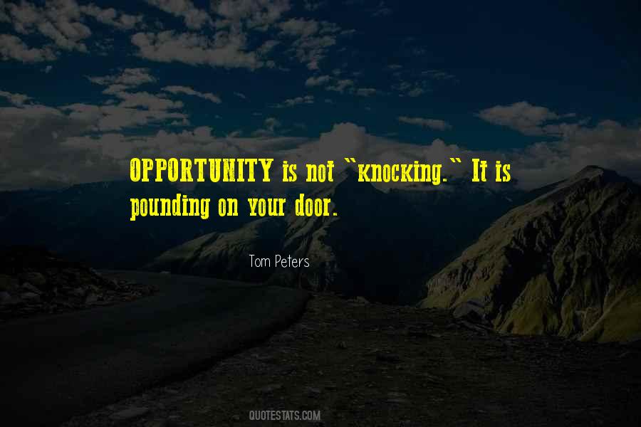 Quotes About Opportunity Doors #218650