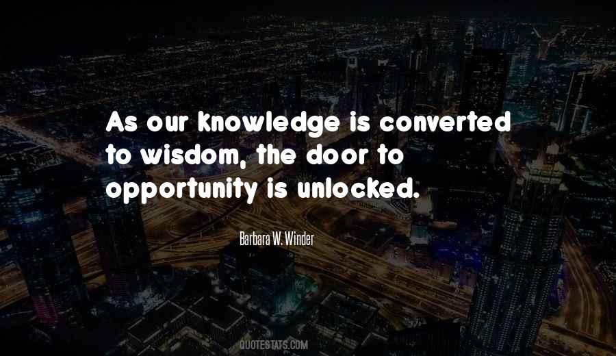Quotes About Opportunity Doors #698601