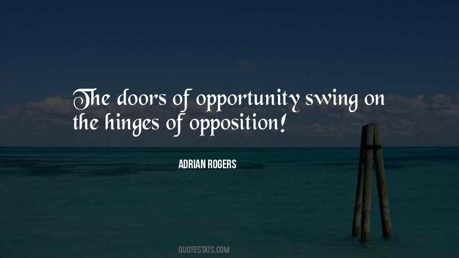 Quotes About Opportunity Doors #846953