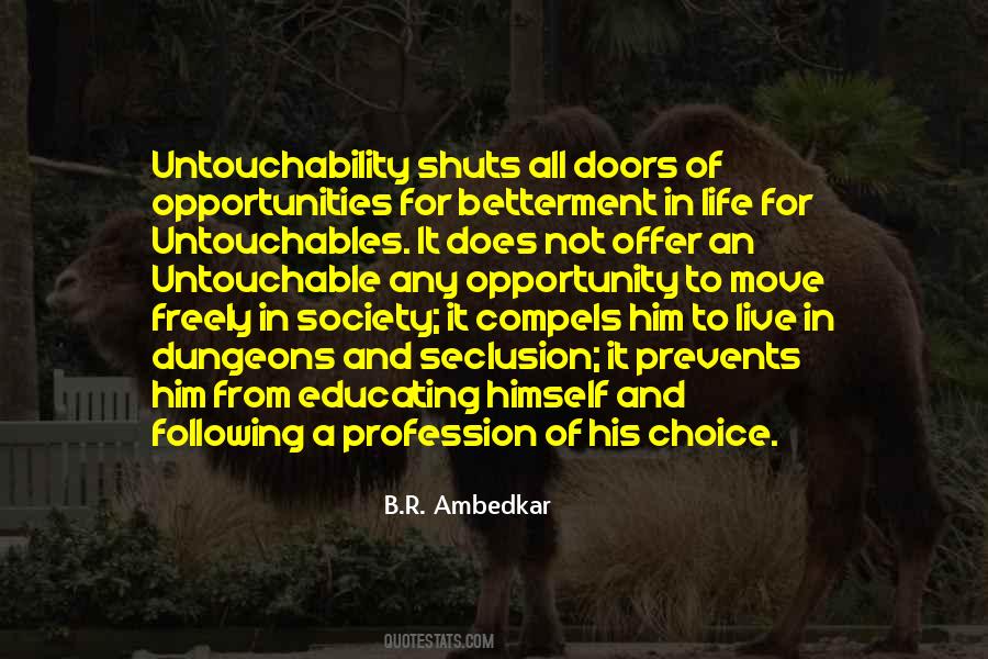 Quotes About Opportunity Doors #873310