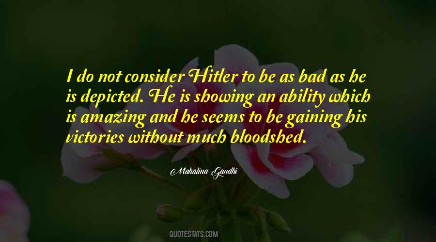 Quotes About Bloodshed #94106