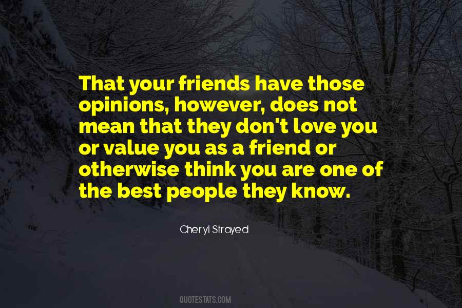 Quotes About Value Of Friends #163227