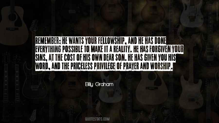 Quotes About Prayer Billy Graham #116833