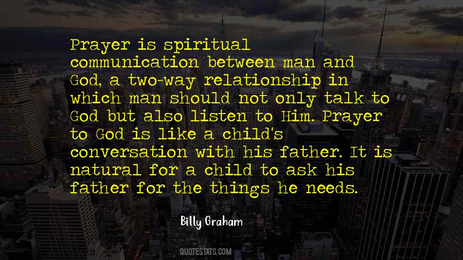 Quotes About Prayer Billy Graham #1172878