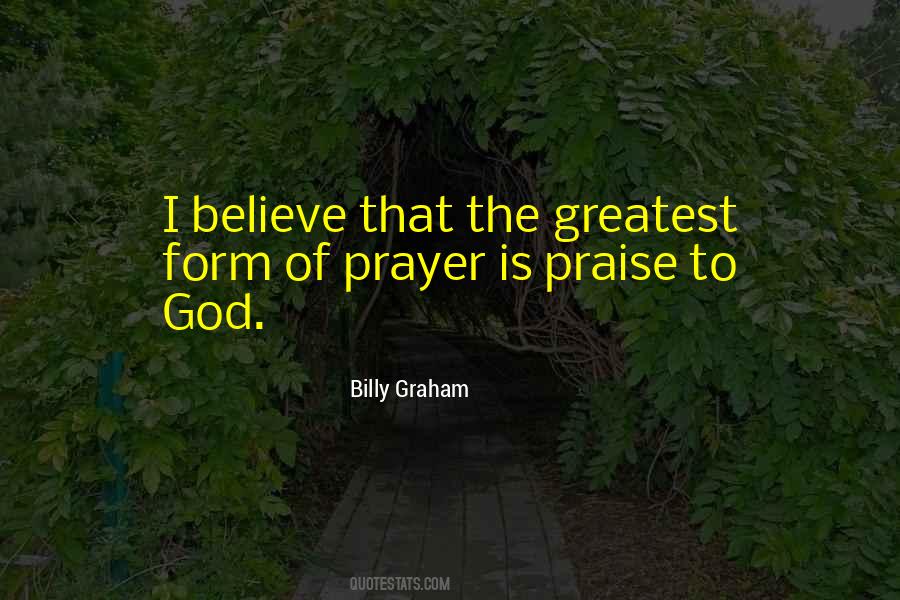 Quotes About Prayer Billy Graham #209292