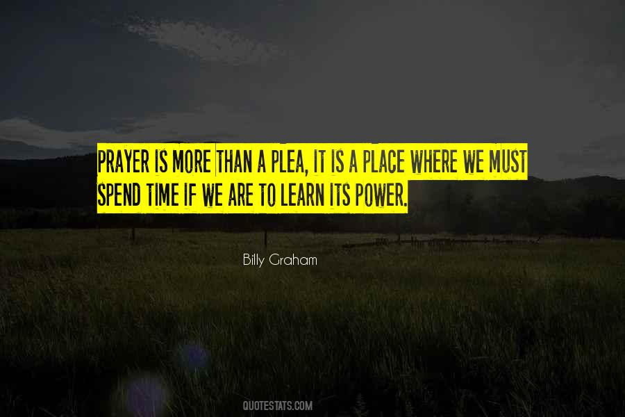 Quotes About Prayer Billy Graham #80718