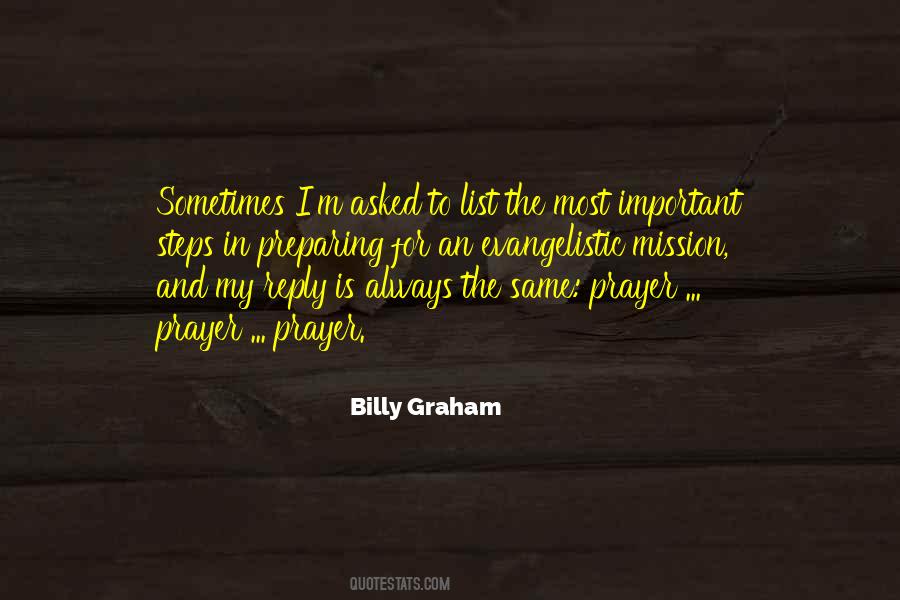 Quotes About Prayer Billy Graham #843954