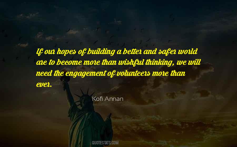 Quotes About A Safer World #211927