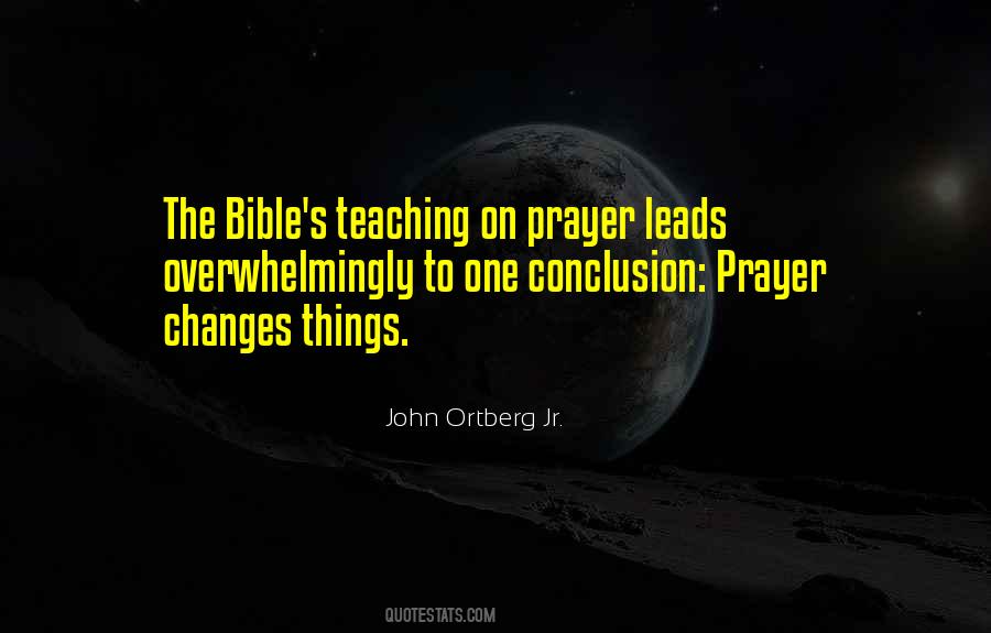 Quotes About Prayer Bible #199971