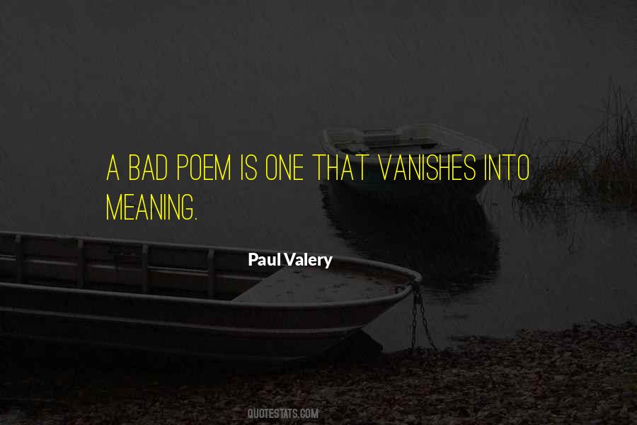 Bad Poetry Quotes #1419336