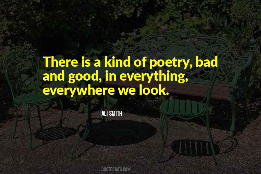 Bad Poetry Quotes #1649250