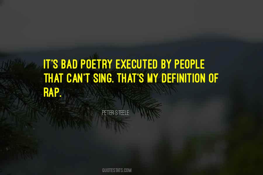 Bad Poetry Quotes #221960