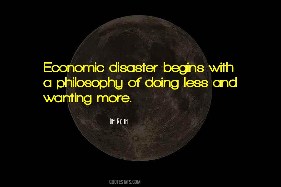 Economic Philosophy Quotes #1431824