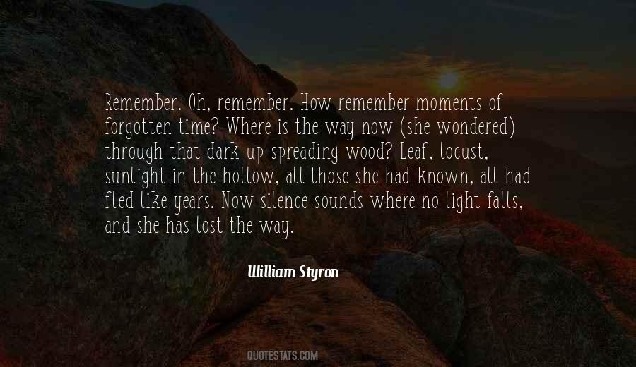 Quotes About Lost Moments #1191361