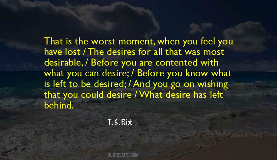 Quotes About Lost Moments #946338