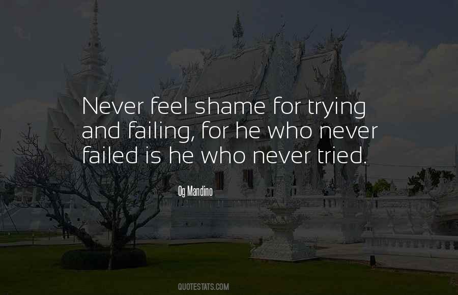 Quotes About Never Failing #445477