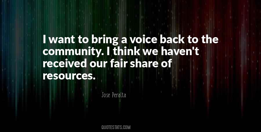 Fair Share Quotes #160583