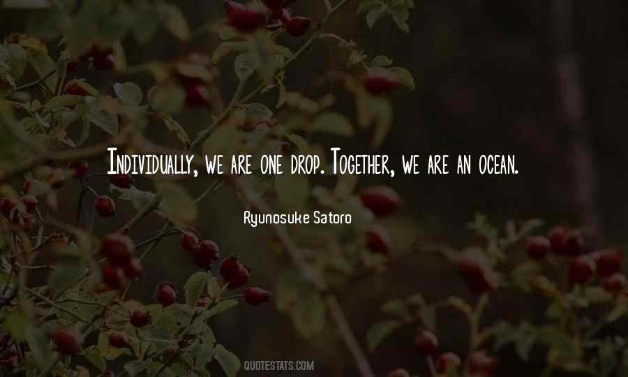 Quotes About We Are One #235851