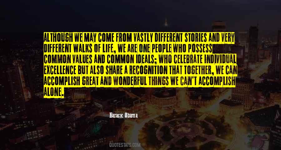 Quotes About We Are One #25970