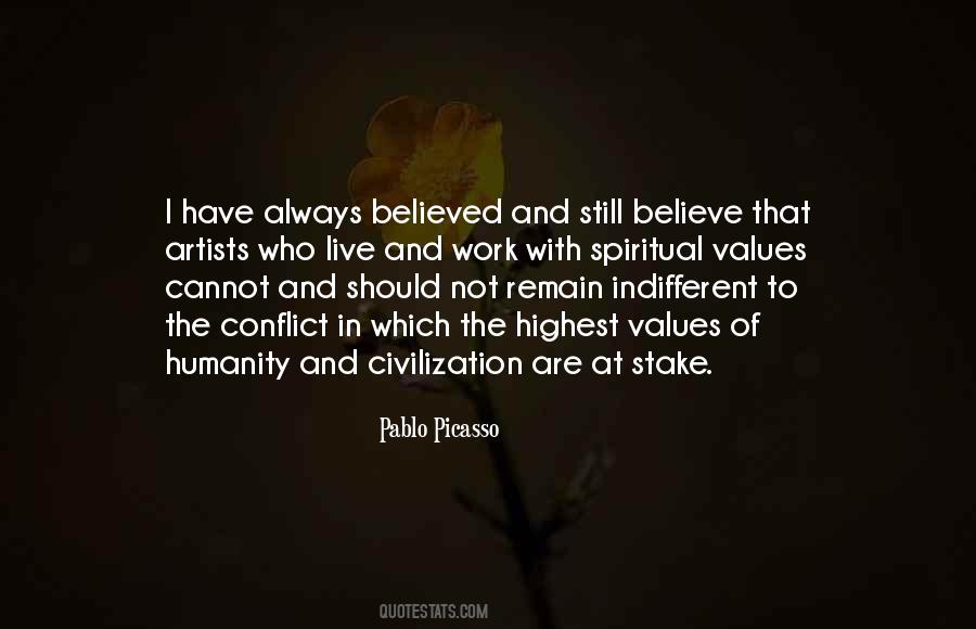 Spiritual Conflict Quotes #203546