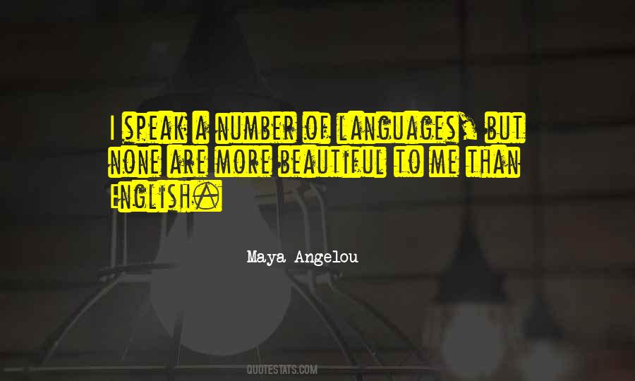 Quotes About English Languages #1366245