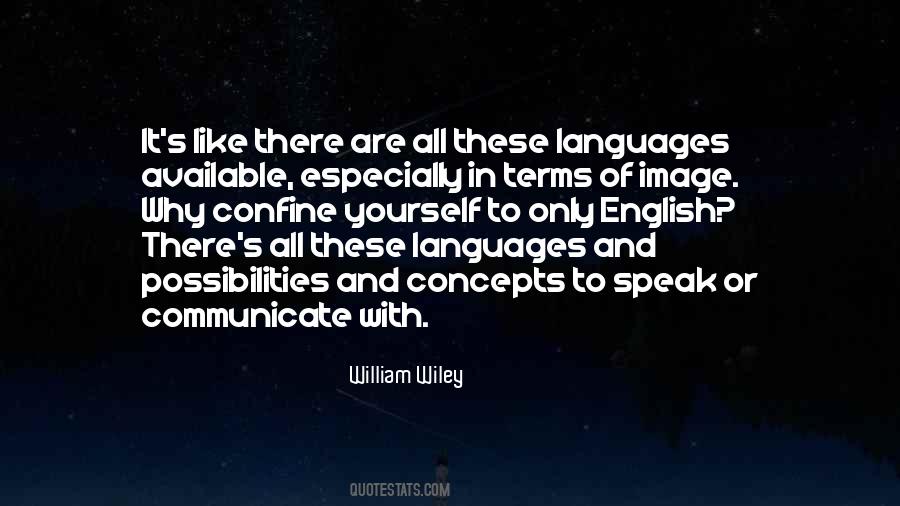 Quotes About English Languages #1367582