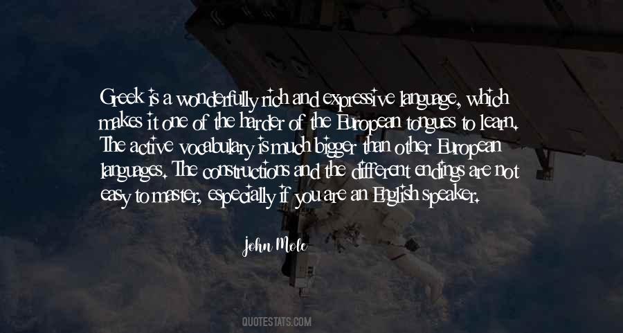 Quotes About English Languages #1452788
